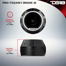 Load image into Gallery viewer, DS18 3in Surface Flush Angle High Comp Neodymium Super Bullet Twtr 100 Watts RMS 1in Almnm Vc 4 ohm