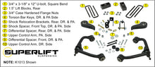 Load image into Gallery viewer, Superlift 20-24 Chevrolet Silverado / 20-24 GMC Sierra 3in Lift Kit w/ Fox 2.0 Shocks