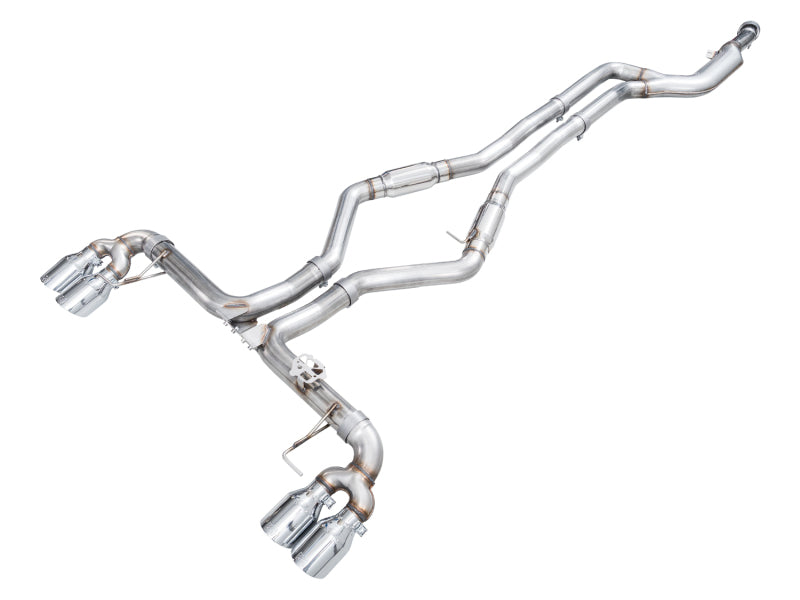 AWE Tuning 22-26 BMW M240i (G42) Track Edition Exhaust - Chrome Silver Tips 3020-42240