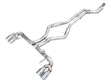 Load image into Gallery viewer, AWE Tuning 22-26 BMW M240i (G42) Track Edition Exhaust - Chrome Silver Tips 3020-42240