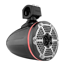 Load image into Gallery viewer, DS18 Marine And Powersports Towers 6.5in RGB LED Lights Black Carbon Fiber Speakers Not Included