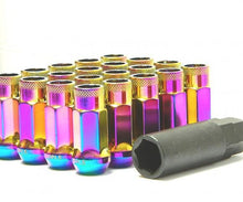 Load image into Gallery viewer, Wheel Mate Muteki SR48 Open End Locking Lug Nut Set of 4 - Pink 12x1.50 48mm
