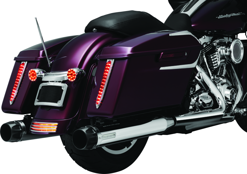 Kuryakyn Rear Fender Accents FLHRXS / FLHX/FLHXS / FLTRX/XS Models Chrome