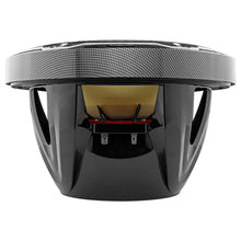 Load image into Gallery viewer, DS18 NXL Marine Subwoofer With RGB LEDs 10in 300 Watts RMS 4 ohm SVC Black Carbon Fiber