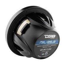 Load image into Gallery viewer, DS18 Marine Subwoofer w/ RGB Lights 12in 350 Watts RMS 4 ohm SVC |Black