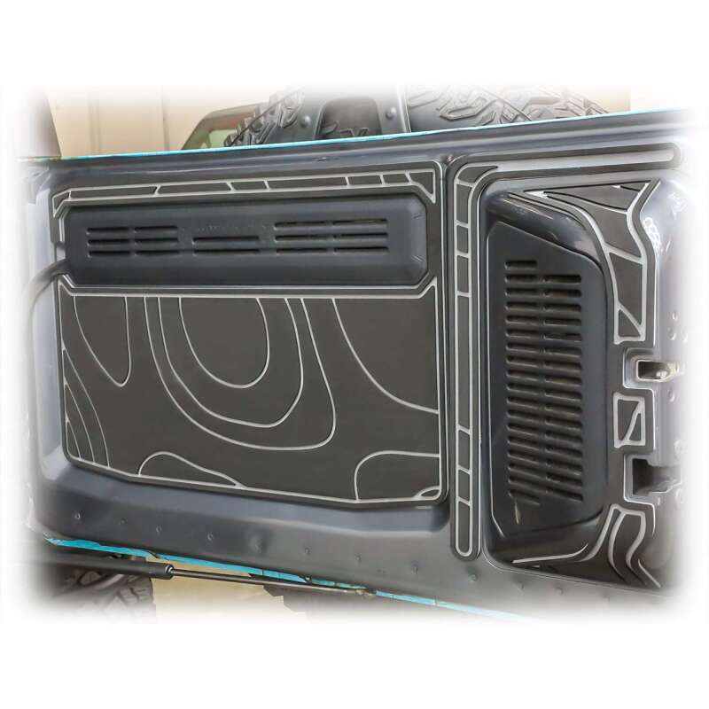 Turn Offroad 2021+ Ford Bronco (2 Door) Cargo Area Foam Protector Kit Black IA5-M2B