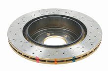 Load image into Gallery viewer, DBA 08+ EVO X Rear Drilled &amp; Slotted 4000 Series Rotor