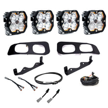 Load image into Gallery viewer, Baja Designs 2023+ Ford SD Squardon Pro 2.0 Dual Fog Pocket Kit Upfitter (Multi Patterns) - Clear