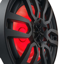 Load image into Gallery viewer, DS18 NXL Series Coaxial Marine Speakers w/ RGB Lights 8in 2-Way 125 Watts RMS 4 ohm Black