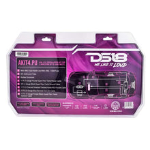 Load image into Gallery viewer, DS18 4-GA Amplifier Install Kit Advance- Purple