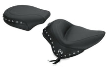 Load image into Gallery viewer, Mustang 11-13 Harley Blackline,12-17 Slim/Slim S Wide Stud Touring Passenger Seat w/Studs - Black