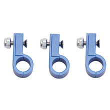 Load image into Gallery viewer, Russell Line Clamp For -6 Tubing Blue Anodize (4 Pack)