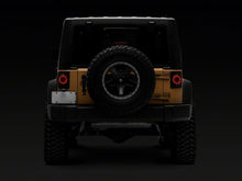 Load image into Gallery viewer, Raxiom 07-18 Jeep Wrangler JK Axial Series Halo LED Tail Lights- Black Housing (Clear Lens)
