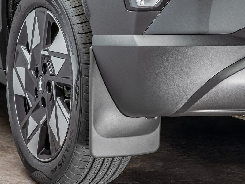 WeatherTech 24-25 Hyundai Kona Rear Mudflaps - Black 120198