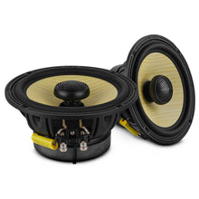 Load image into Gallery viewer, DS18 Deluxe Quality 6.5in Coaxial 150 Watts RMS 4 ohm Yellow Straw + Composite Foam Cone