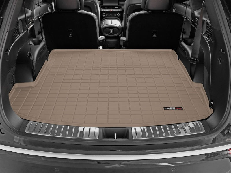 WeatherTech 2026 Hyundai Palisade Trunk Cargo Liners - Tan 411867