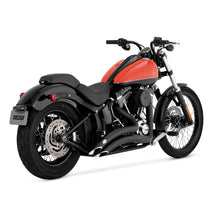 Load image into Gallery viewer, Vance &amp; Hines HD Softail 86-09 Big Radius 2-2 Black Full System Exhaust
