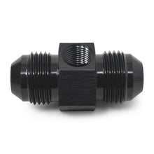 Load image into Gallery viewer, Russell Fitting -8 An Union With 1/8in Npt Pressure Port Blk Anodize