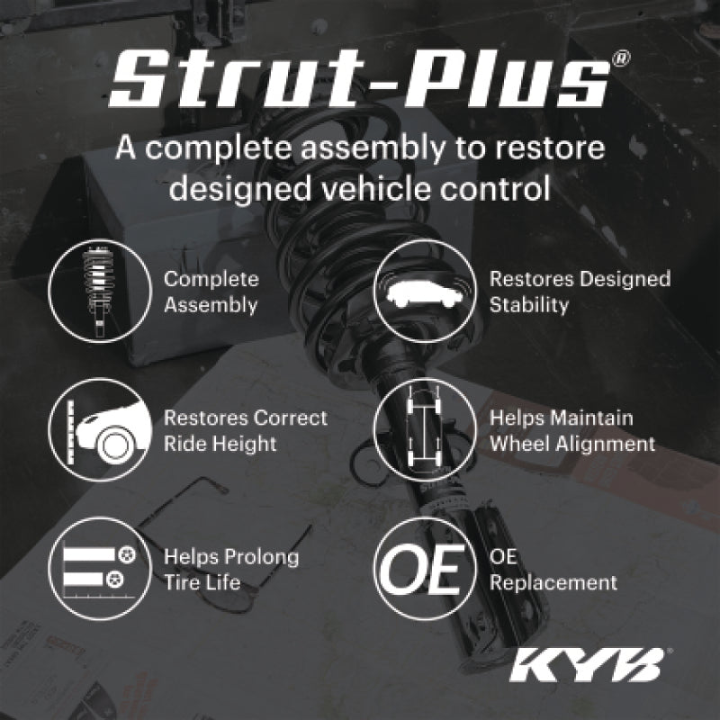 KYB 10-11 Honda Accord Crosstour / 12-15 Crosstour V6 3.5L 3471cc Strut-Plus Assembly - Front Left