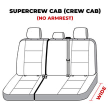 Load image into Gallery viewer, Covercraft 19-24 Ford F-250 Polycotton SeatSaver Custom Second Row Seat Covers - Misty Grey
