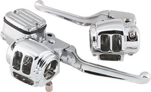 Load image into Gallery viewer, Bikers Choice 96-06 Big Twin 96-03 XL With 11/16 Bore Master Cylinder Chrome Handlebar Control Kit