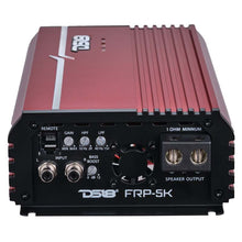 Load image into Gallery viewer, DS18 1-Channel Amp Class D Full-Range Monoblock 5000 Watts RMS/1ohm DPIV1/0 Terminals Included Red