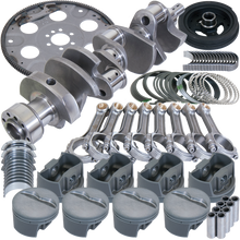 Load image into Gallery viewer, Eagle Chevy 350 1Pc 3.750in Crank 5.700in I-Beam Rods 4.030in Pistons 153 Tooth FP Balanced Assembly