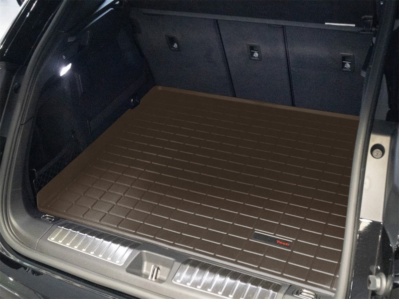 WeatherTech 24-26 Porsche Macan Electric Trunk Cargo Liners - Cocoa 431822