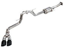 Load image into Gallery viewer, AWE 21-25 Ford F150 (14th Gen Reg Cab) Cat-Back Exhaust - 4.5in Dual Side Exit Diamond Black Tips