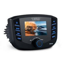 Load image into Gallery viewer, DS18 3in Color TFT Screen 3 Zones 4 volts Output BT RDS 4 x 50 Watts Headunit