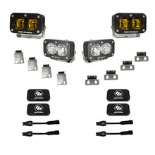 Load image into Gallery viewer, Baja Designs 21+ Ford Raptor/Bronco S2 SAE Pro Fog Pocket Light Kit Clear