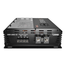 Load image into Gallery viewer, DS18 Steave Meade Colab 1-Channel Amp Class D 2000/1ohm 1400/2ohm 800/4ohm Watts LED Lights