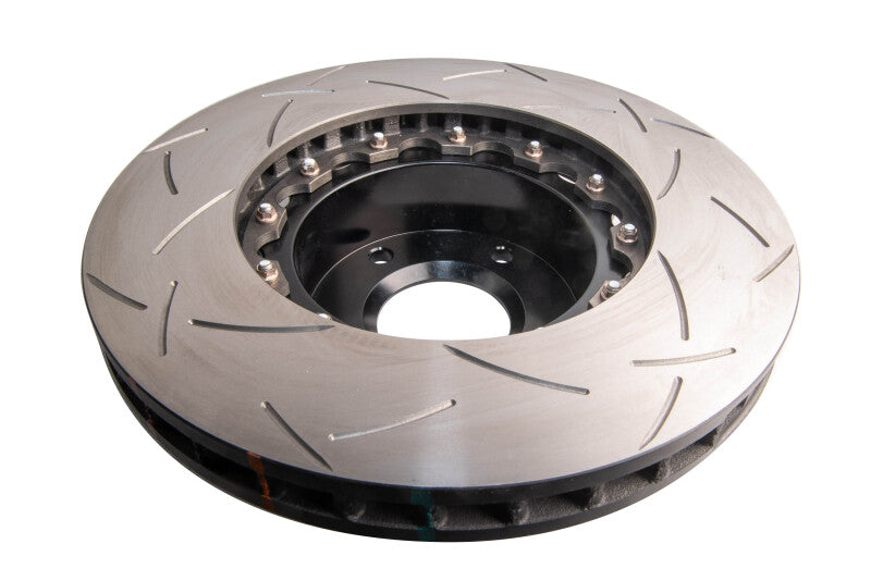 DBA 05 Pontiac GTO Front Slotted 5000 Series 2 Piece Rotor Assembled w/ Black Hat