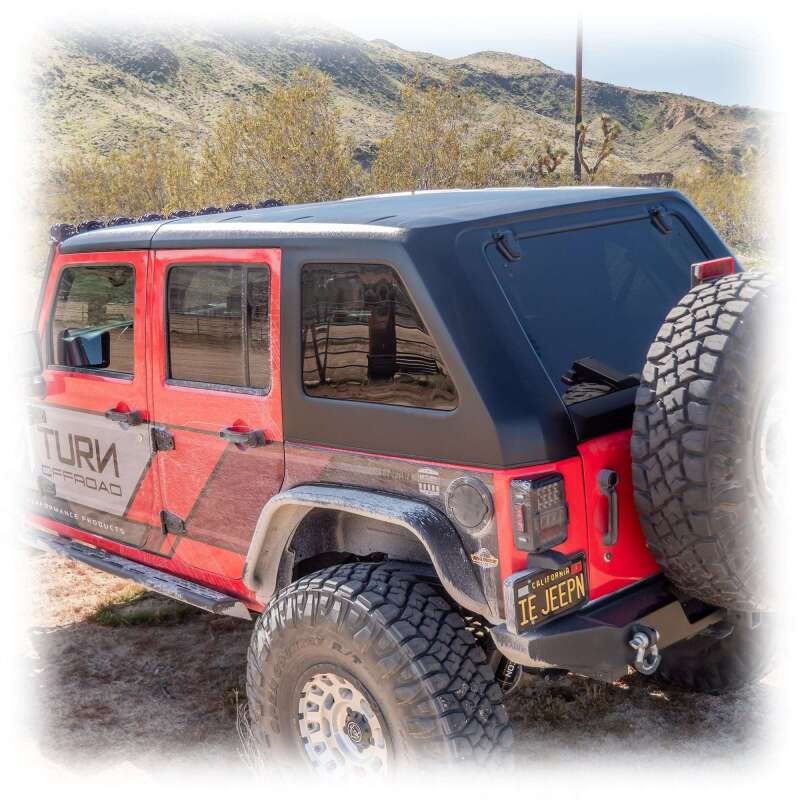 Turn Offroad 2007-2018 Jeep JK 4 Door Fastback Hardtop 2 Piece