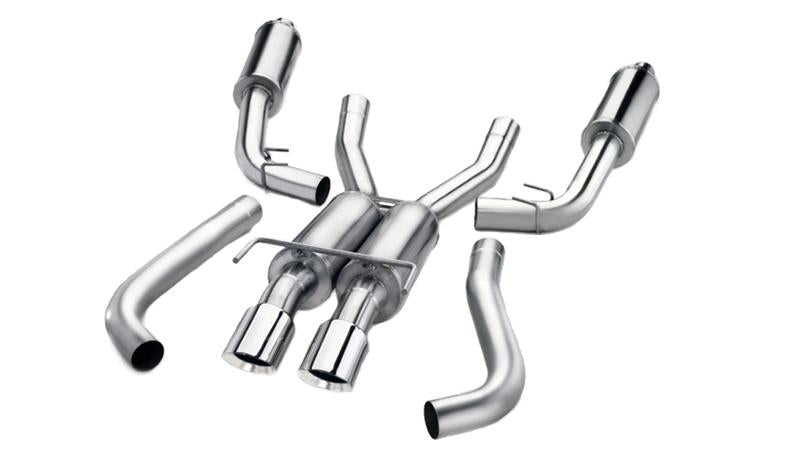 Corsa 07-08 Corvette 2.5in. Sport Series Cat-Back Dual Rear Exit with Twin 3.5in. Polished Tips