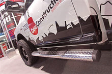 Load image into Gallery viewer, Dee Zee Universal Tubes - 6In Oval - Black Tread Aluminum (RegCab)
