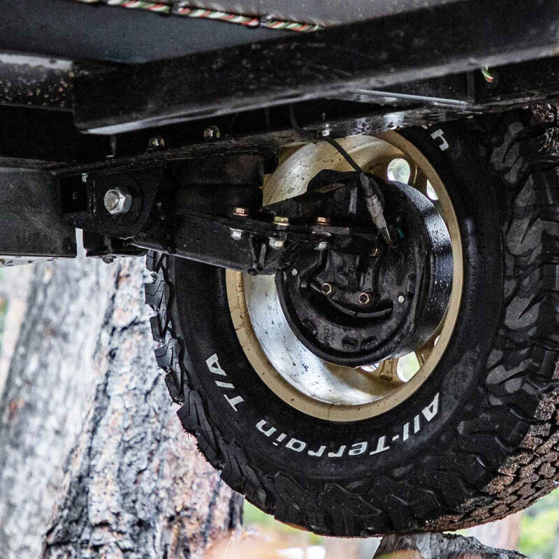 Timbren 2000lb HD Axle-Less Trailer Suspension w/ 4in Lift Spindle & Brake Flange ASR2KHDS04