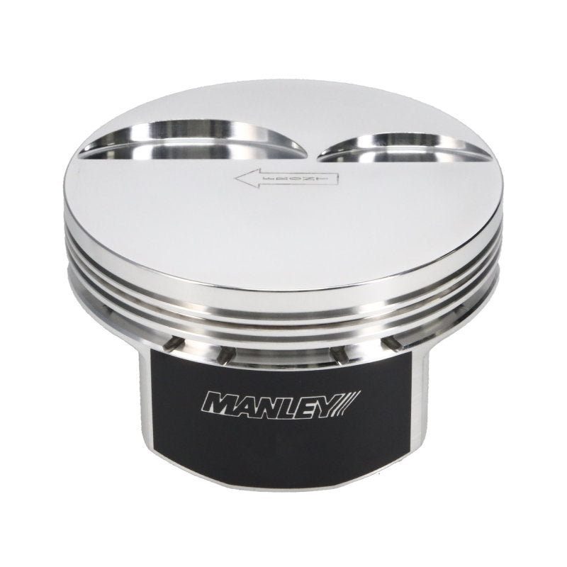 Manley Small Block Chevrolet LS Series 4.005in Bore 4in Stroke 4cc Flat Top Piston Set - GTR Auto