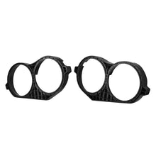 Load image into Gallery viewer, DS18 14-23 Harley-Davidson Saddle Bag Mid Bass Adapter Ring 2x 10in ABS Black