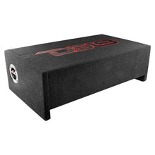Load image into Gallery viewer, DS18 Single 10in Shallow Subwoofer and Enclosure 300 Watts RMS Downfiring Sealed Black Carpet