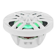 Load image into Gallery viewer, DS18 NXL Series Coaxial Marine Speaker w/ RGB Lights 6.5in 2-Way 100 Watts RMS 4 ohm White