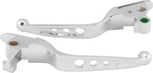 Load image into Gallery viewer, Bikers Choice 15-17 FLST FXST O-Series 4 Holed Lever Set Chrome