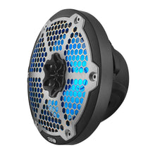 Load image into Gallery viewer, DS18 NXL-M Series Speaker w/ RGB LED Lights 8in 2-Way 125 Watts RMS 4 ohm Black