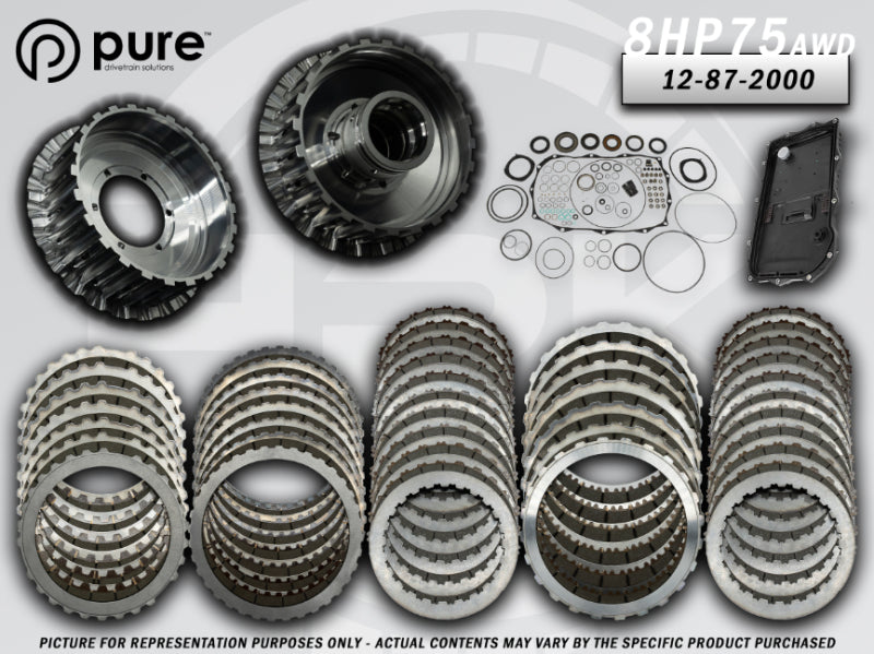 Pure Drivetrain 8HP75 High Performance Transmission Hard Parts Kit - AWD - Stage 2