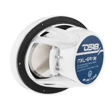 Load image into Gallery viewer, DS18 NXL Series Coaxial Marine Speaker w/ RGB Lights 6x9in 2-Way 125 Watts RMS 4 ohm White