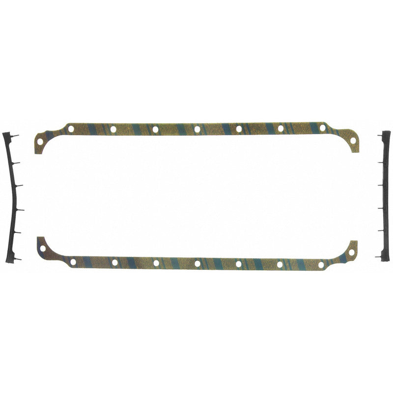 Fel-Pro Dodge Dart OS 6566 C-1 Engine Oil Pan Gasket Set Blue Stripe cork-rubber
