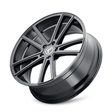 Load image into Gallery viewer, Kraze KR190 Lusso 18x8 / 5x112 BP / 40mm Offset / 66.56mm Hub Gloss Black Wheel