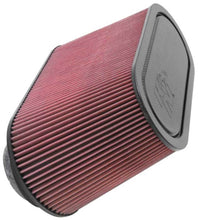 Load image into Gallery viewer, K&amp;N Custom Racing Unique Oval Tapered Filter 17.313in OL B/7.75in OW B/14.625inOL T/6.125inOW T/9in