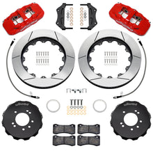 Load image into Gallery viewer, Wilwood 99-02 Nissan Skyline Aerolite 6R Front BBK w/ 14.00in Slotted Rotors &amp; Flexlines - Red