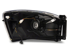Load image into Gallery viewer, Raxiom 06-09 Dodge RAM 1500/2500/3500 Axial Headlights w/ SEQL LED Bar- Black Housing (Clear Lens)